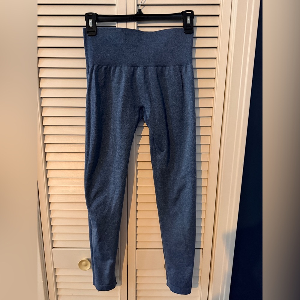 NVGTN Women's Navy Blue High-Waist Leggings